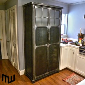 Steel kitchen cabinet