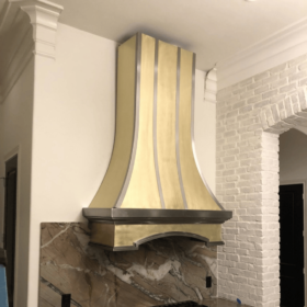 Brass and Stainless-Steel Juliet Rangehood