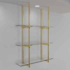 Custom Bistro Bar Shelf
