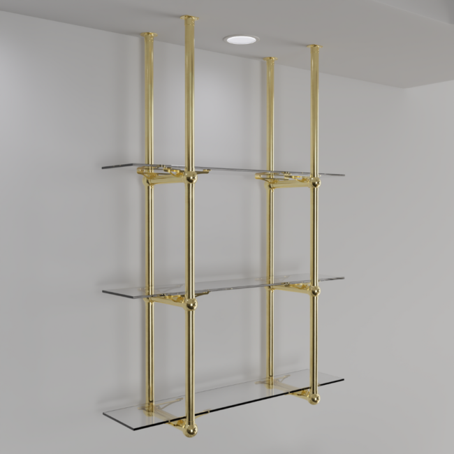 Custom Bistro Bar Shelf