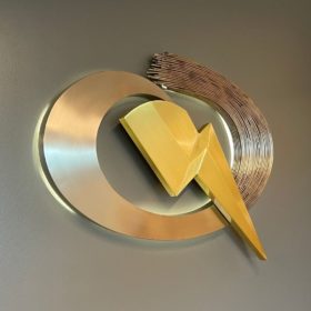 Custom Metal 3D Business Logo